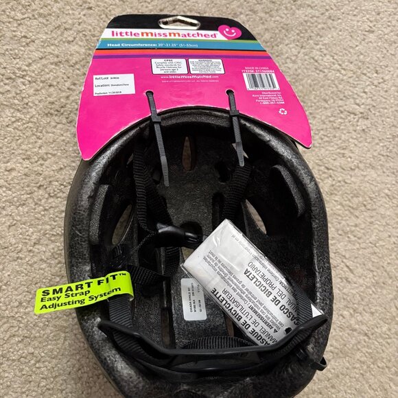 NEW with tags, Little MissMatched bike helmet for kids, ages 5+ - Picture 3 of 12